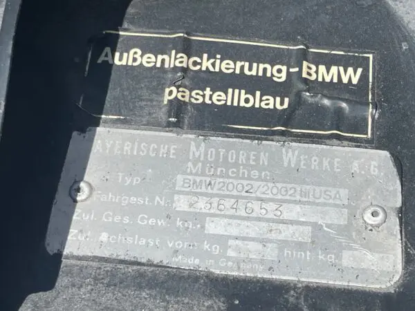1975 BMW 2002 Coupe - Image 30