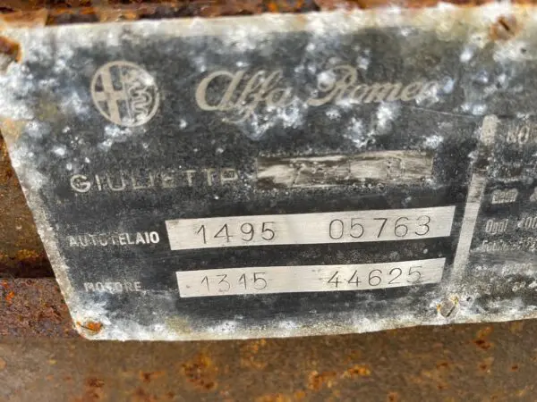 1959 Alfa Romeo Giulietta 750D Spider - Image 32