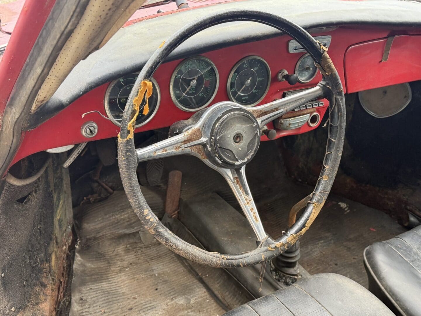 1964 Porsche 356C Reutter Electric Sunroof Coupe, Barn Find! - Image 14