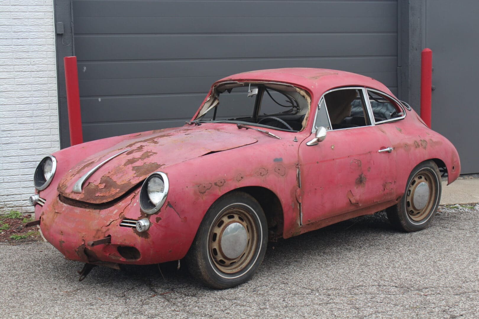 1964 Porsche 356C Reutter Electric Sunroof Coupe, Barn Find! - Image 57